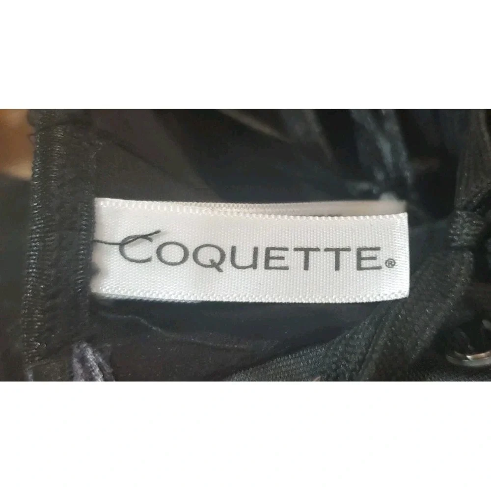 Coquette by‎ Coquette NWT Corset Bustier Small All Black Dark Romance Sexy Goth